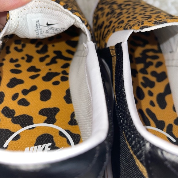Nike Womens Size 8.5 Court Legacy Slip On Leopard Sneakers DJ5938-001 - Picture 4 of 8